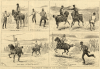 Various military sports at Aldershot, sketches from “The Graphic”, 15 June 1878.
