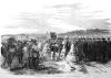 Queen Victoria inspects the Crimean War veterans at Aldershot, July 1856.