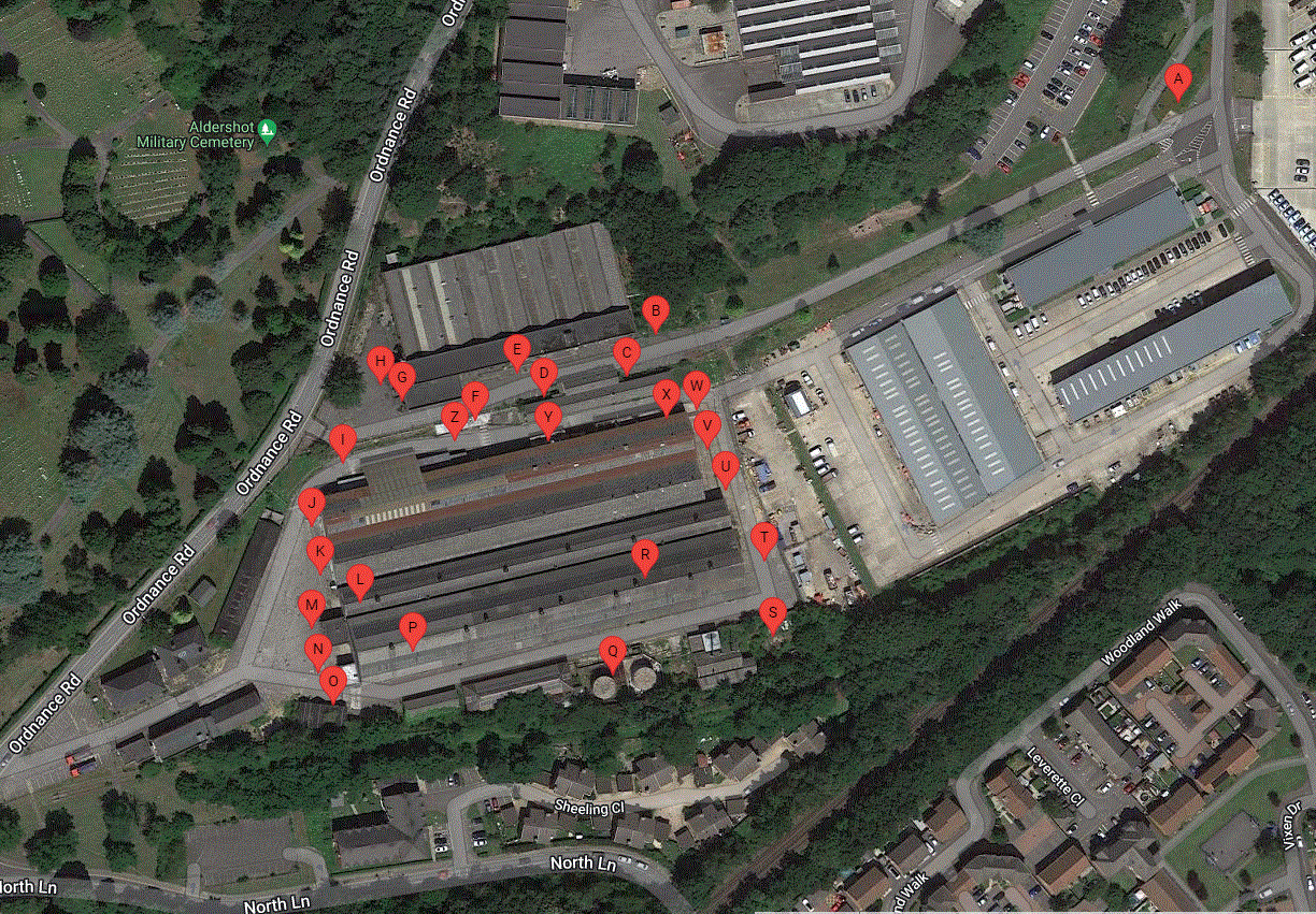 REME Workshops Map