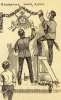 Soldiers decorating their barrack room ready for Christmas, from The Regiment Christmas edition for 1901.