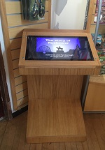 Located in entrance of the Museum, the Video Kiosk (originally purchased by the Friends for the Rushmoor Remembers Exhibition in 2014), shows “The story of Rushmoor - Aldershot & Farnborough through 200 years”. Installed & commissioned by Paul Vickers & Gerry Walters.