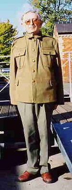 Funding the acquisition of a reproduction First World War tunic for the Museum's educational activities. Illustration shows the tunic being modelled by the late Victor Waller, long serving Secretary of the Friends before his sad death.
